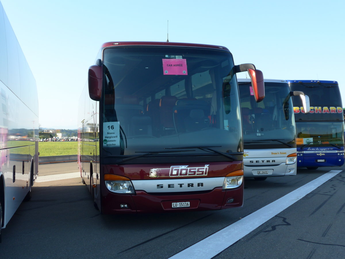 (174'374) - Gssi, Horw - LU 15'116 - Setra am 28. August 2016 in Estavayer-le-Lac, ESAF