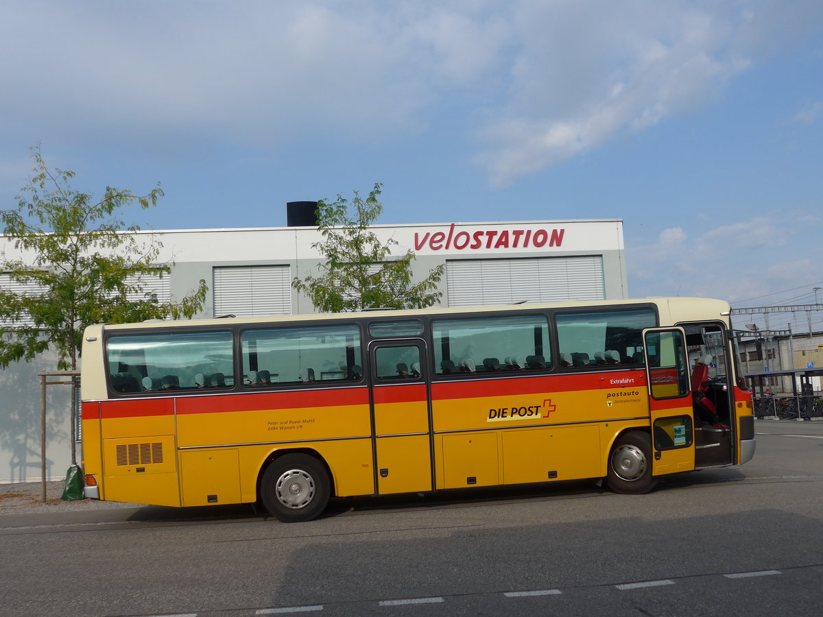 (174'855) - Buzzi, Bern - BE 910'789 - Mercedes (ex Mattli, Wassen) am 11. September 2016 beim Bahnhof Burgdorf