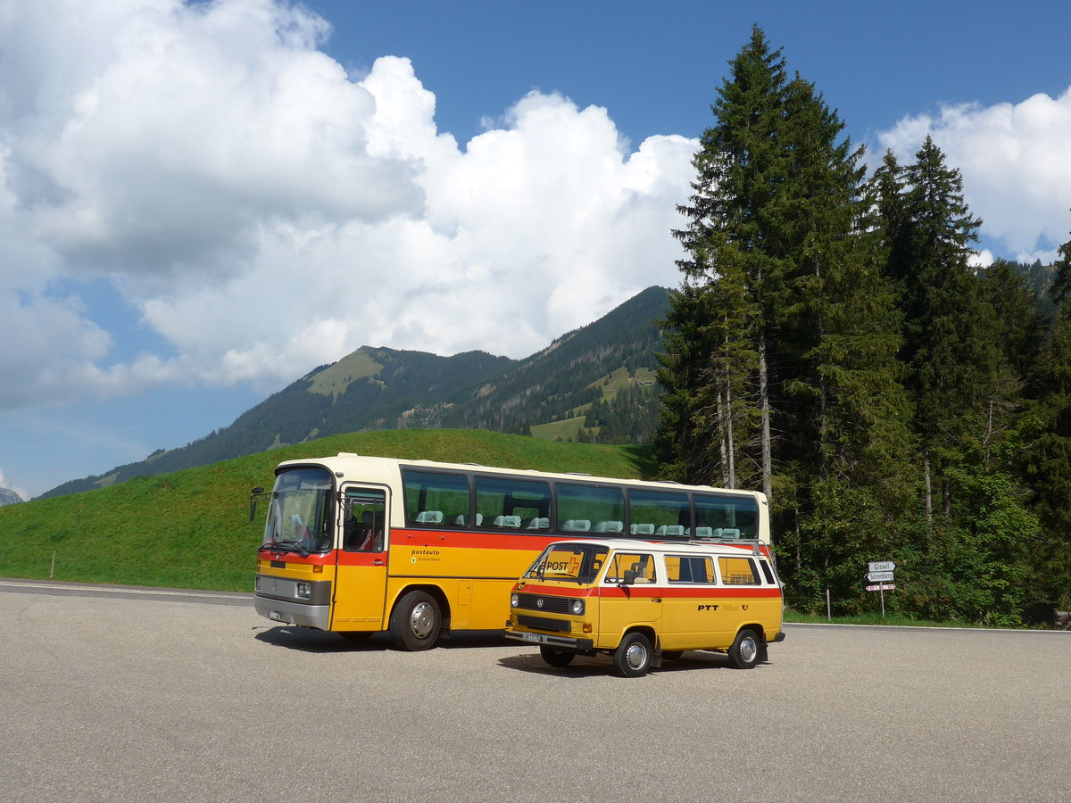 (174'878) - Scheidegger, Schnbhl - BE 471'072 - VW (ex Berwert, Stalden) am 11. September 2016 in Srenberg, Rothornbahn