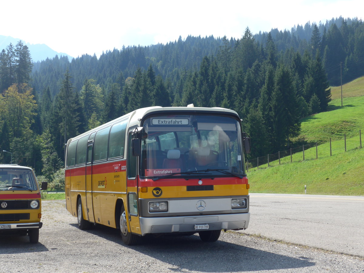 (174'891) - Buzzi, Bern - BE 910'789 - Mercedes (ex Mattli, Wassen) am 11. September 2016 in Srenberg, Skilift Rischli