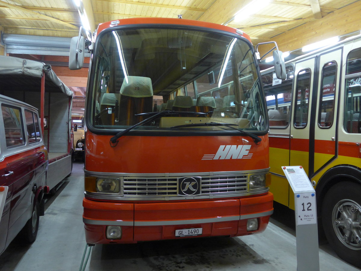 (176'302) - Biegger, Uster - Nr. 31/GL 1490 - Setra (ex AFA Adelboden Nr. 31; ex AFA Adelboden Nr. 10; ex Frhlich, Zrich) am 23. Oktober 2016 in Ziegelbrcke, Museum