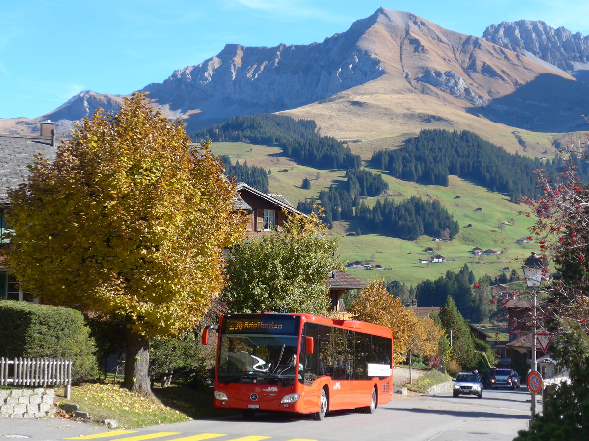 (176'343) - AFA Adelboden - Nr. 96/BE 823'926 - Mercedes am 29. Oktober 2016 in Adelboden, Landstrasse