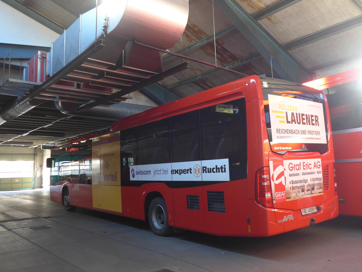 (176'347) - AFA Adelboden - Nr. 28/BE 43'089 - Mercedes am 29. Oktober 2016 im Autobahnhof Adelboden