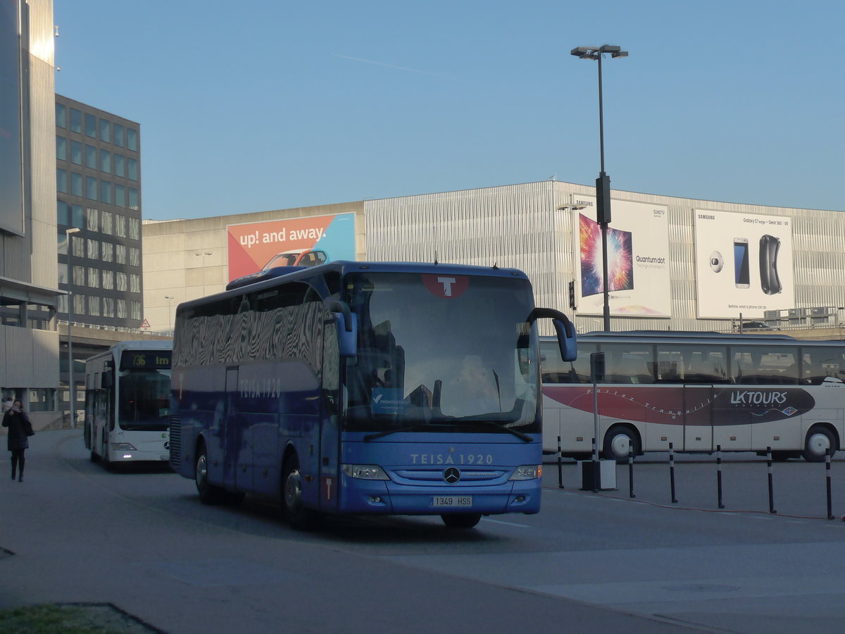 (176'967) - Aus Spanien: Teisa, Girona - 1349 HSS - Mercedes am 6. Dezember 2016 in Zrich, Flughafen