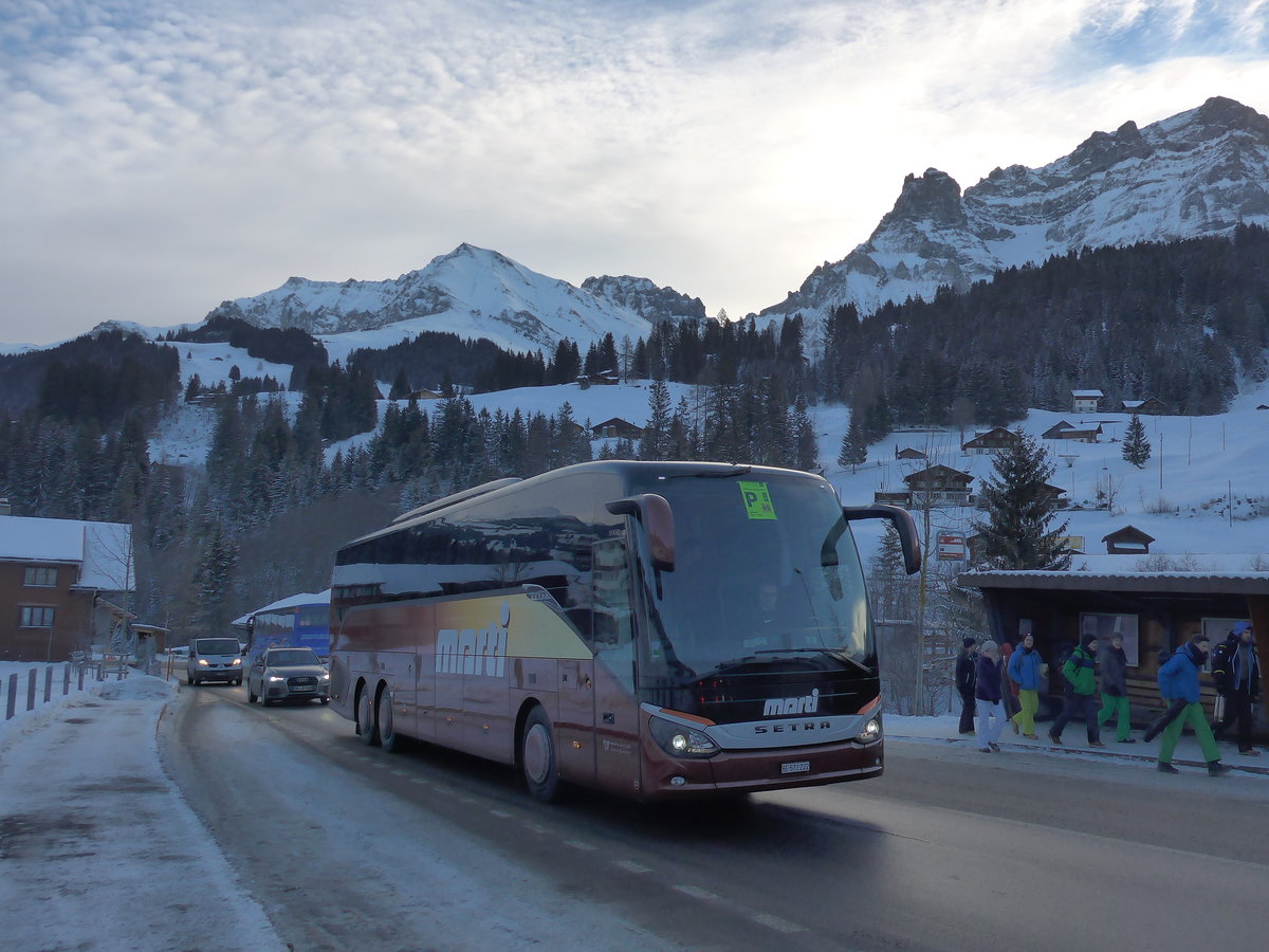 (177'668) - Marti, Kallnach - Nr. 22/BE 572'222 - Setra am 7. Januar 2017 in Adelboden, Oey