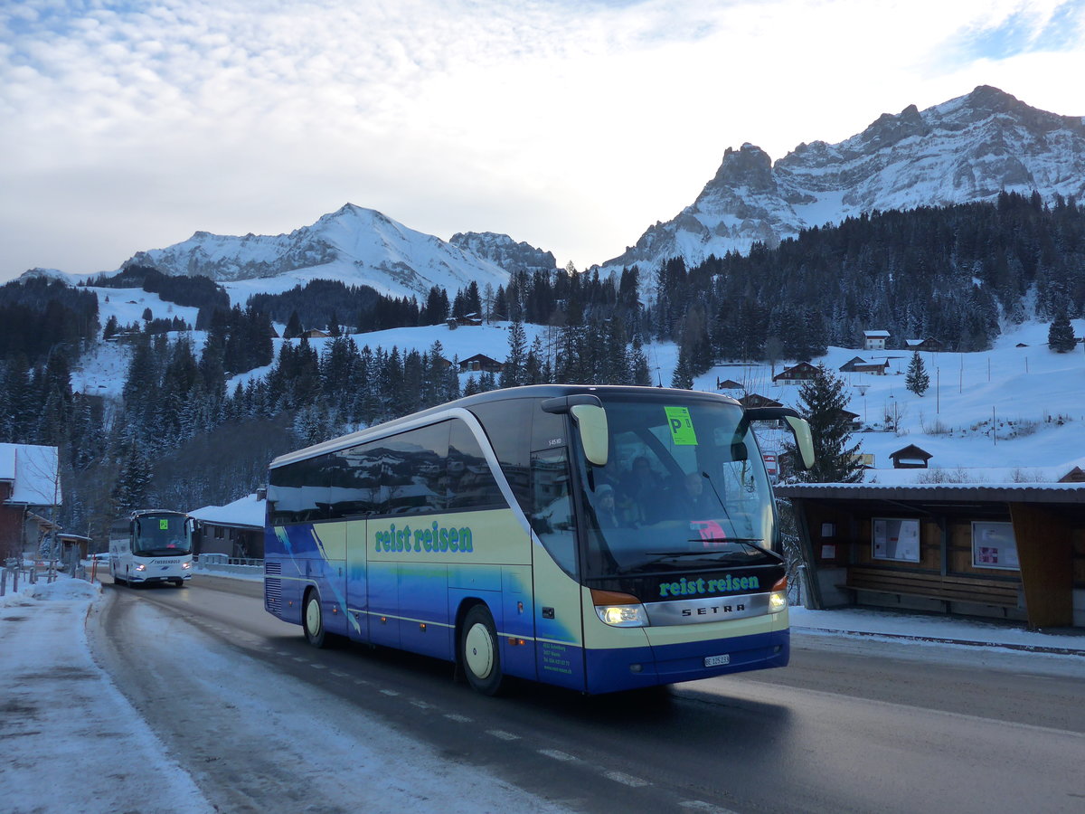 (177'669) - Reist, Gutenburg - BE 125'233 - Setra (ex Witschi, Langenthal) am 7. Januar 2017 in Adelboden, Oey