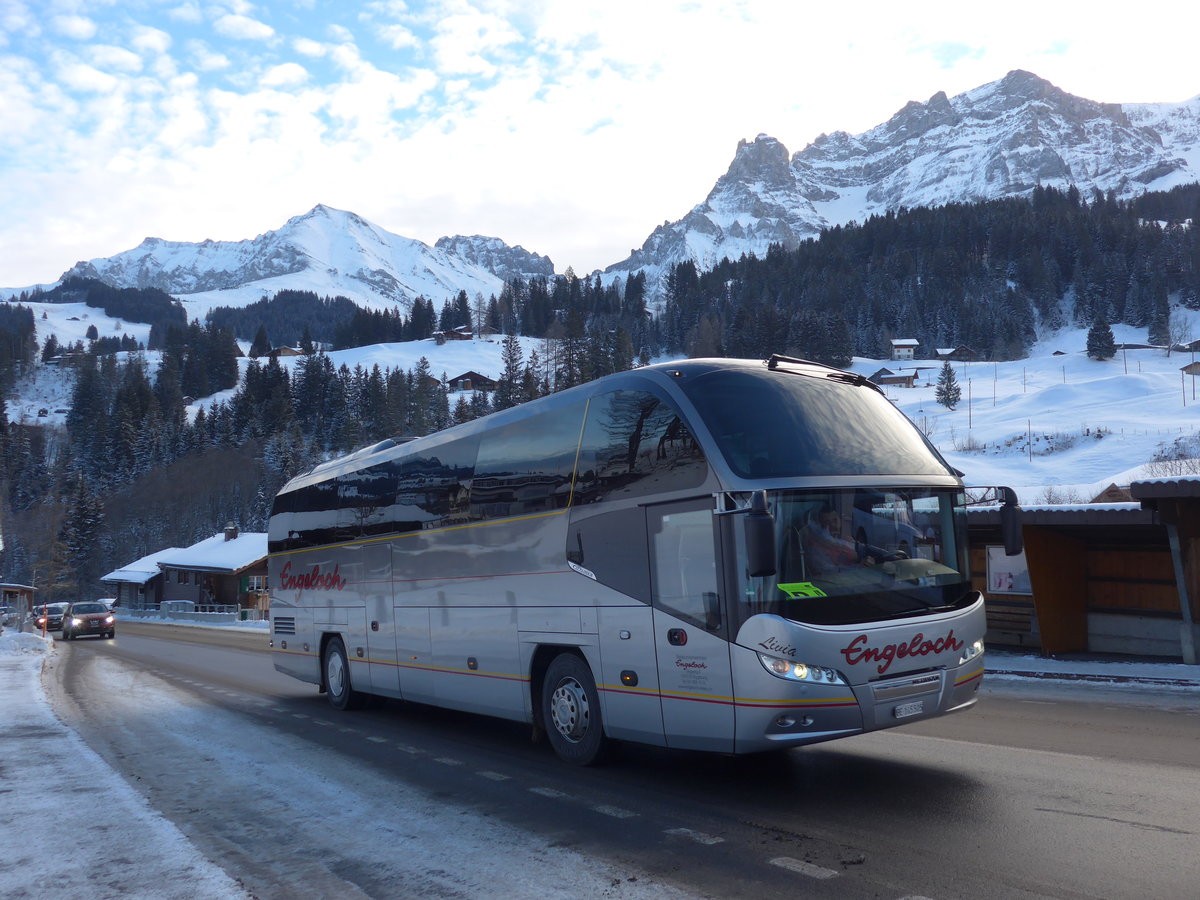 (177'703) - Engeloch, Riggisberg - BE 145'505 - Neoplan am 7. Januar 2017 in Adelboden, Oey