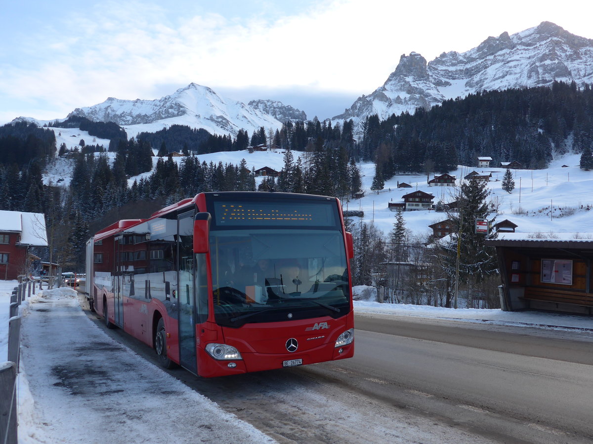 (177'729) - AFA Adelboden - Nr. 95/BE 26'774 - Mercedes am 7. Januar 2017 in Adelboden, Oey