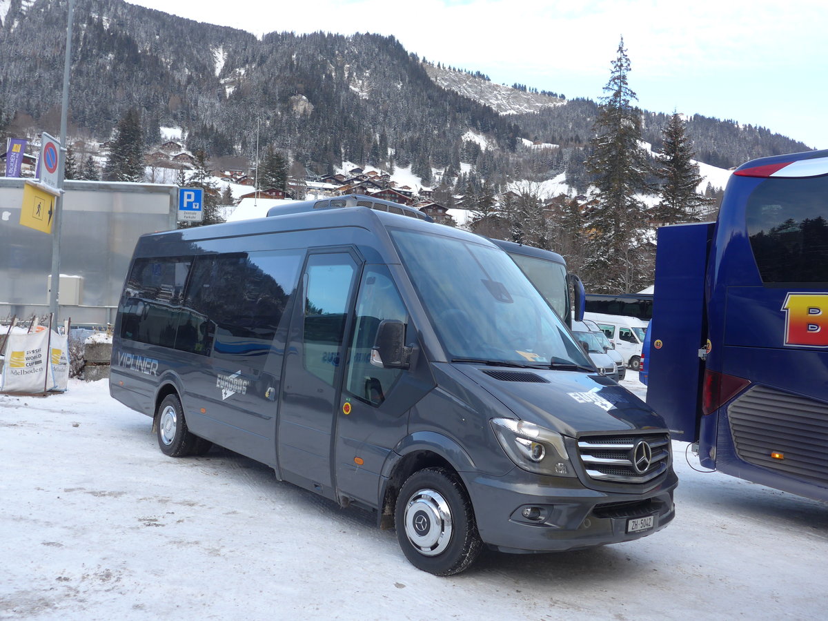 (177'772) - Welti-Furrer, Bassersdorf - Nr. 42/ZH 5042 - Mercedes am 7. Januar 2017 in Adelboden, ASB