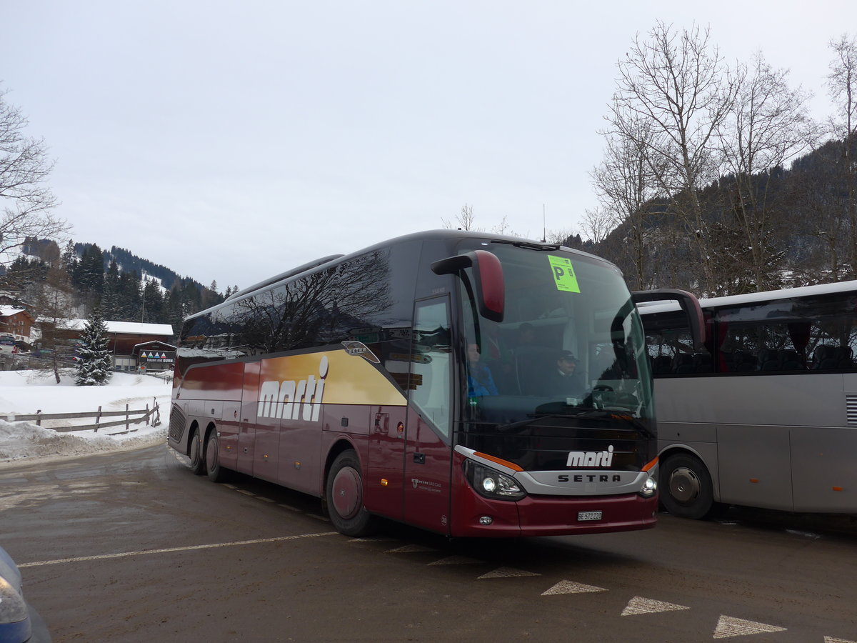 (177'895) - Marti, Kallnach - Nr. 20/BE 572'220 - Setra am 7. Januar 2017 in Adelboden, Oey