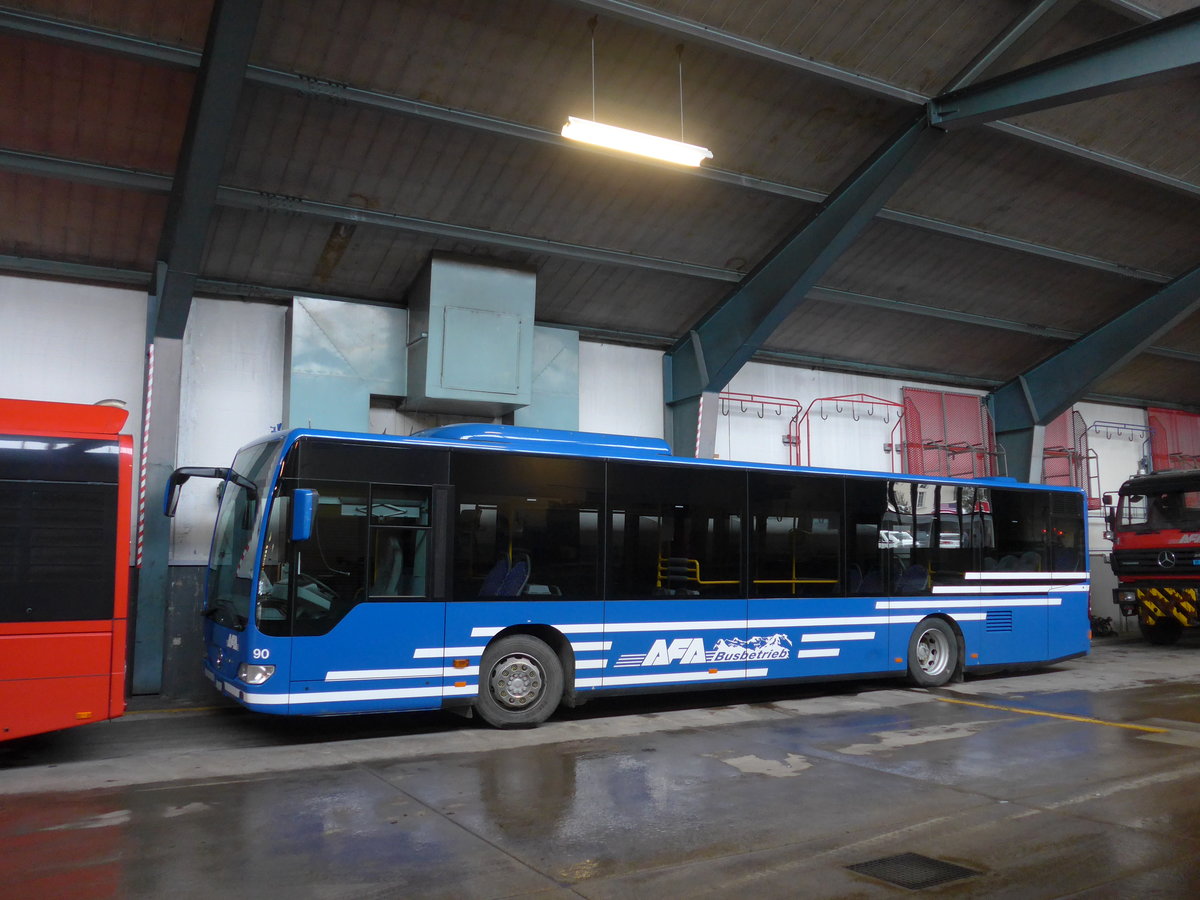 (177'911) - AFA Adelboden - Nr. 90/BE 398'916 - Mercedes am 7. Januar 2017 im Autobahnhof Adelboden