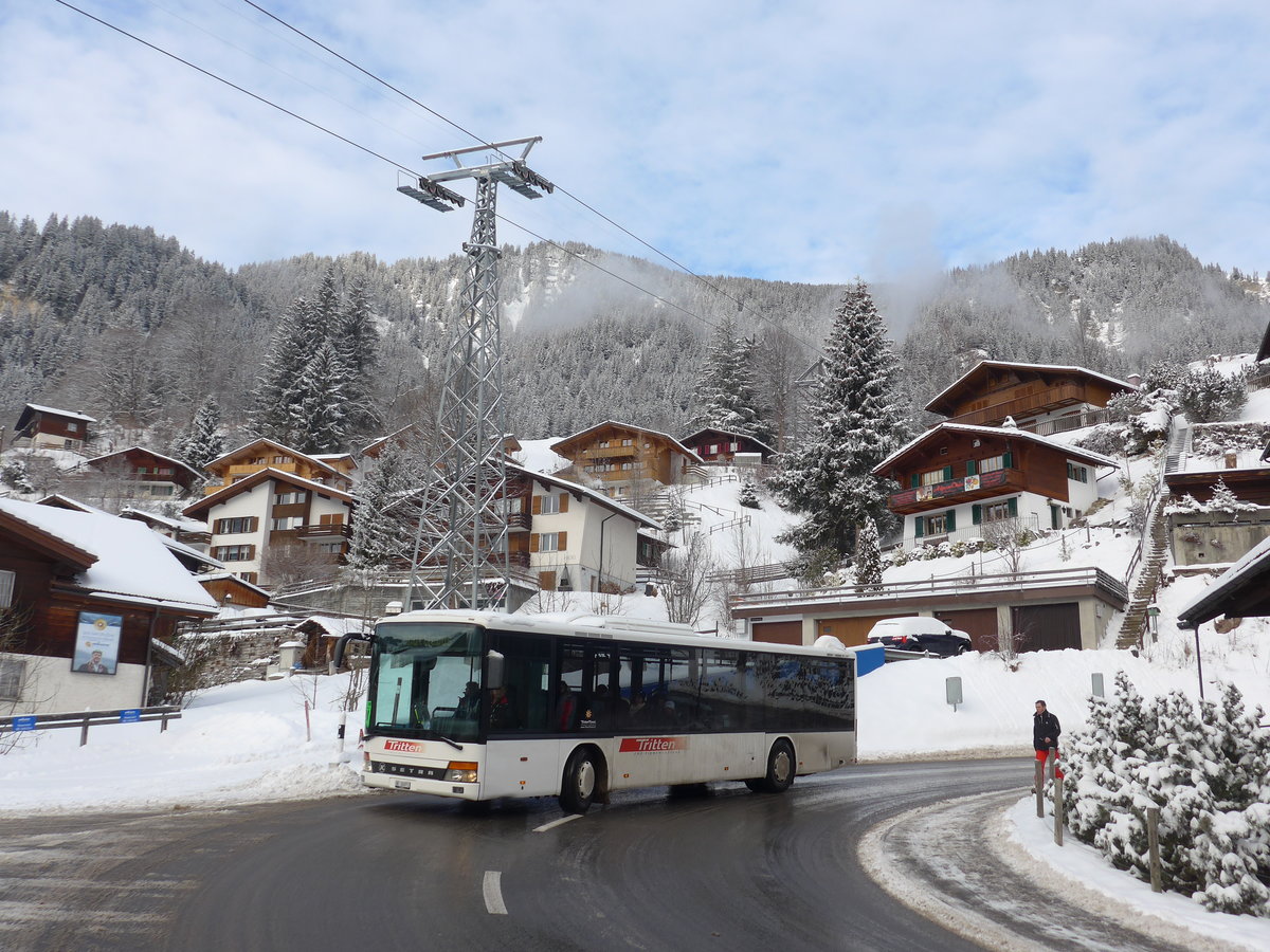 (177'964) - Tritten, Zweisimmen - Nr. 52/BE 26'971 - Setra (ex Interbus, Yverdon Nr. 52; ex AAGL Liestal Nr. 63) am 8. Januar 2017 in Adelboden, Mineralquelle