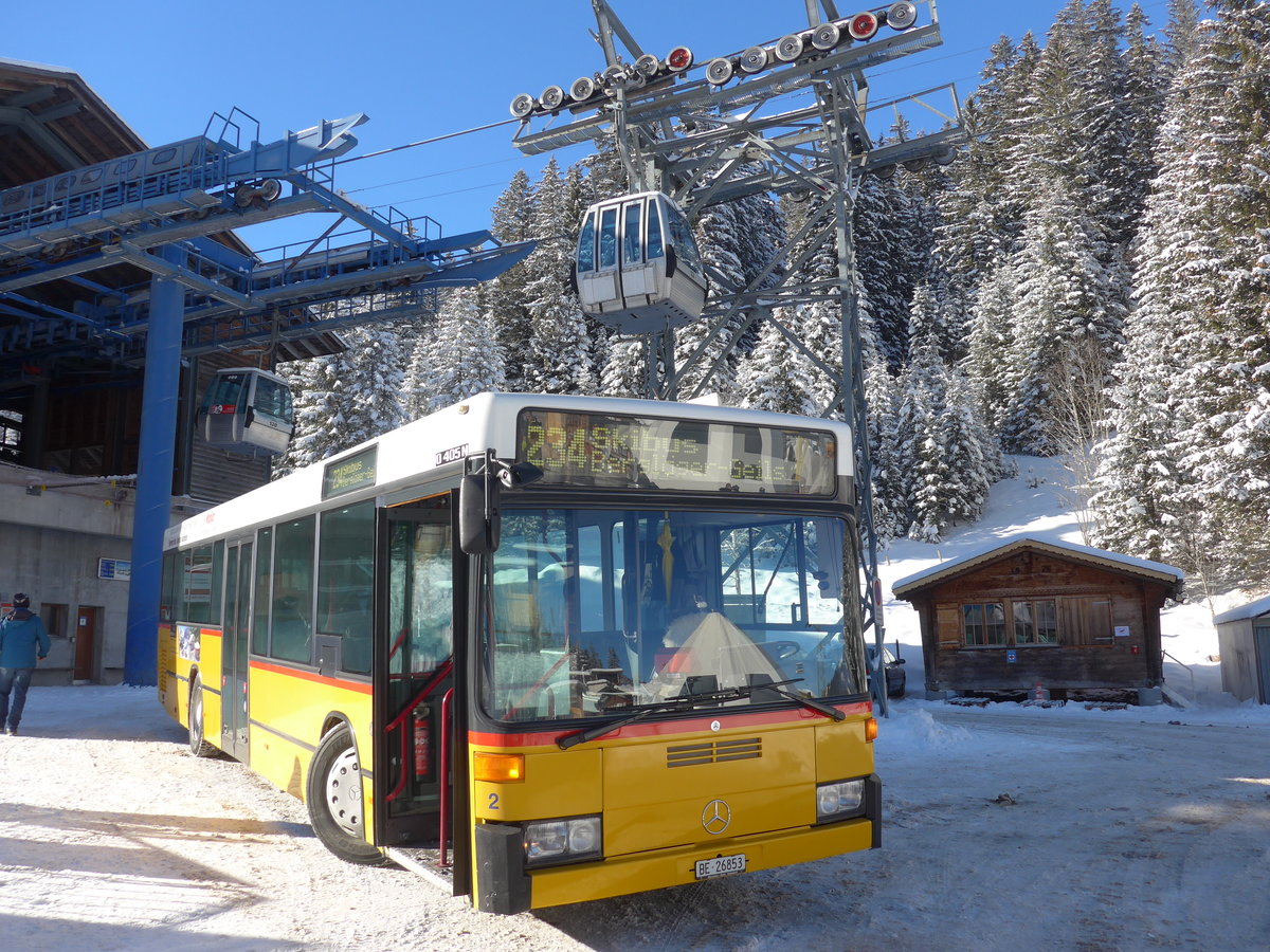 (178'010) - Portenier, Adelboden - Nr. 2/BE 26'853 - Mercedes (ex P 25'198; ex Anthamatten, Saas-Almagell) am 9. Januar 2017 in Adelboden, Berglger