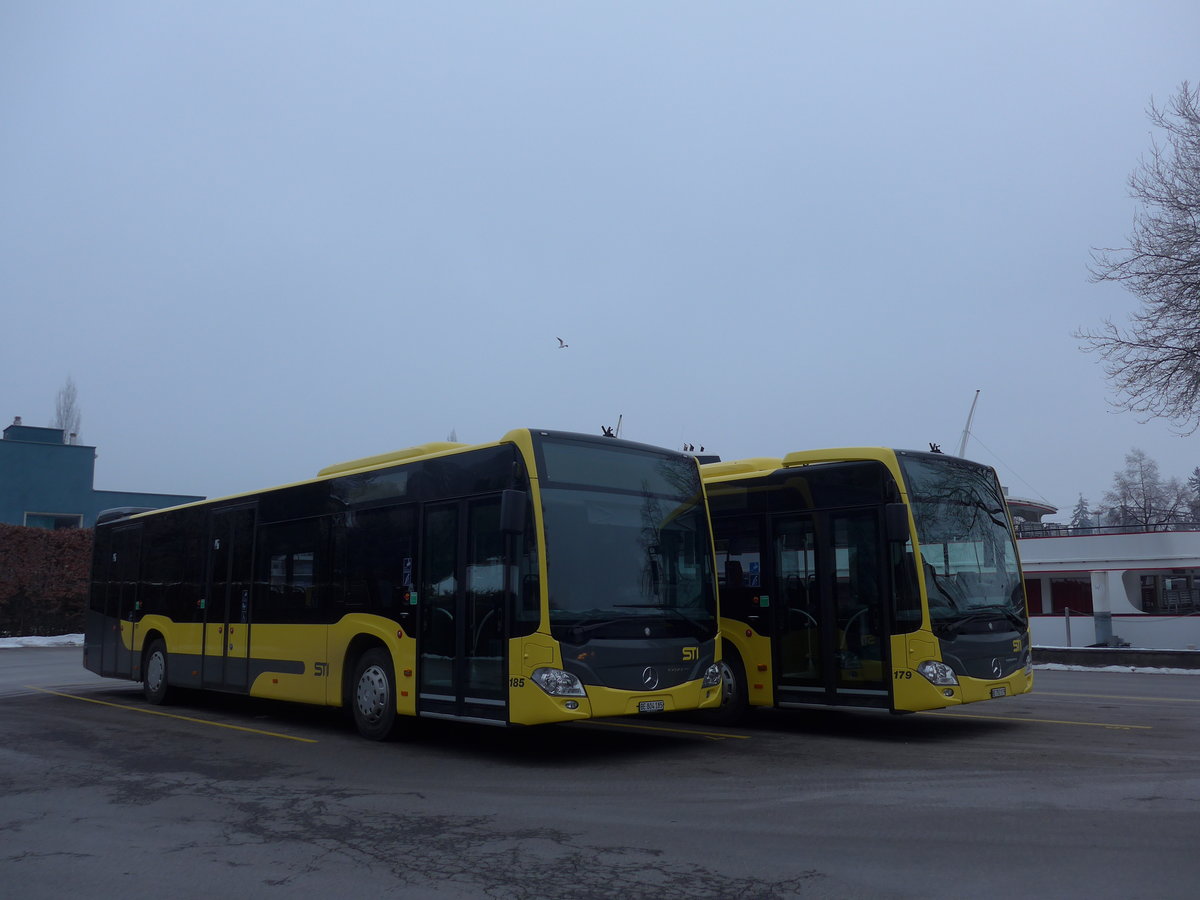 (178'158) - STI Thun - Nr. 185/BE 804'185 - Mercedes am 22. Januar 2017 bei der Schifflndte Thun