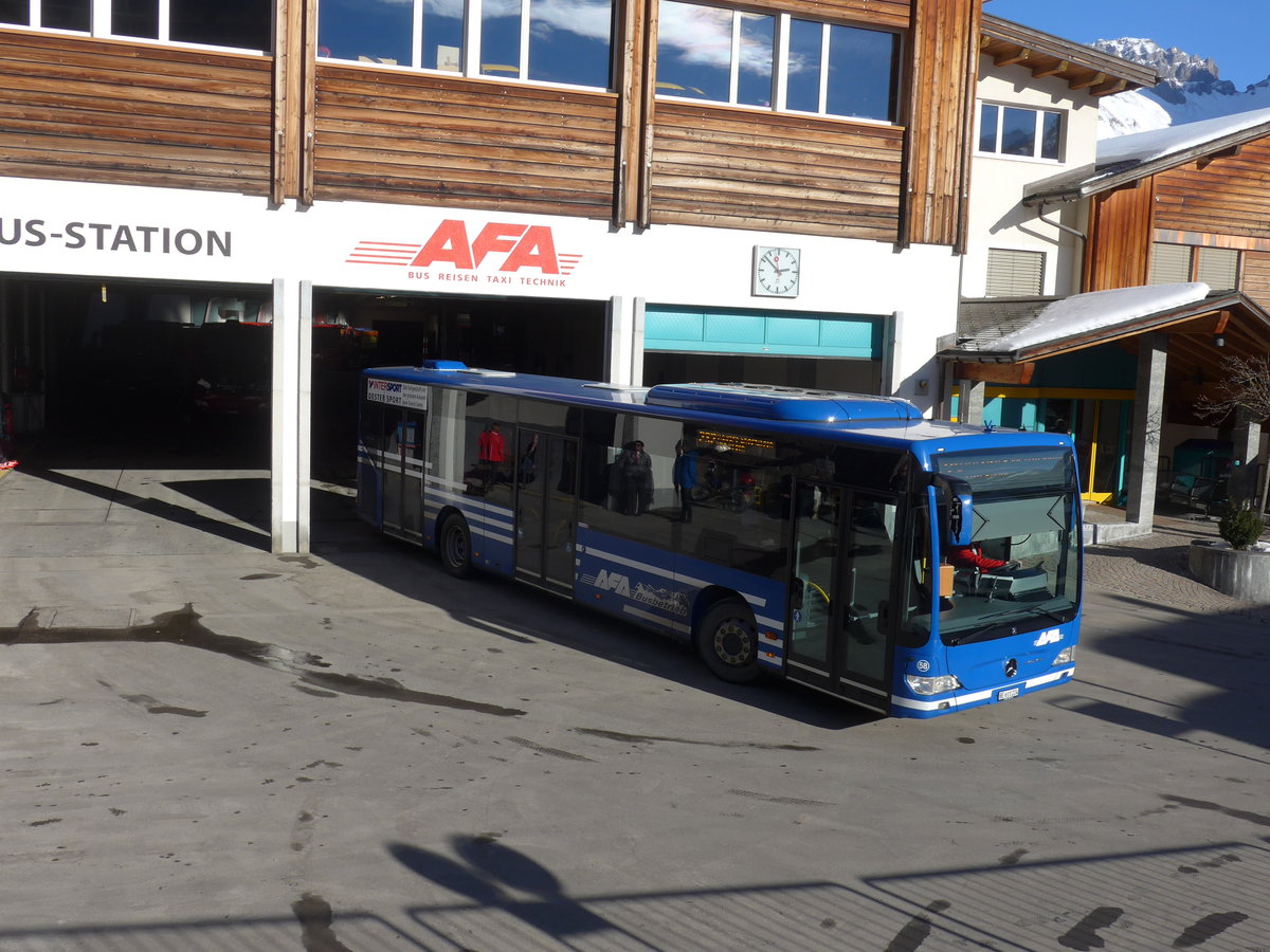 (178'231) - AFA Adelboden - Nr. 58/BE 611'224 - Mercedes am 29. Januar 2017 beim Autobahnhof Adelboden