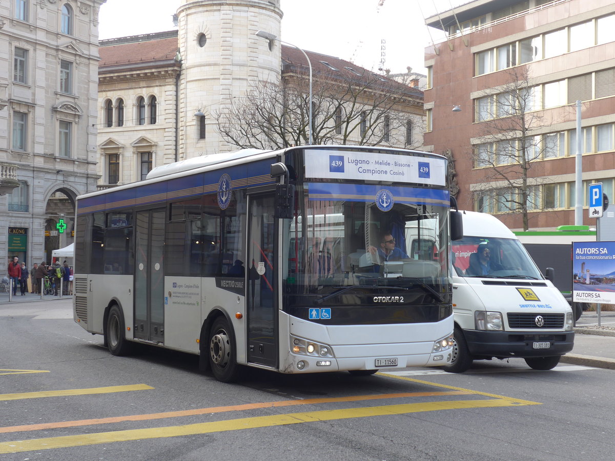 (178'327) - SNLL Lugano - TI 11'560 - Otokar am 7. Februar 2017 in Lugano, Centro