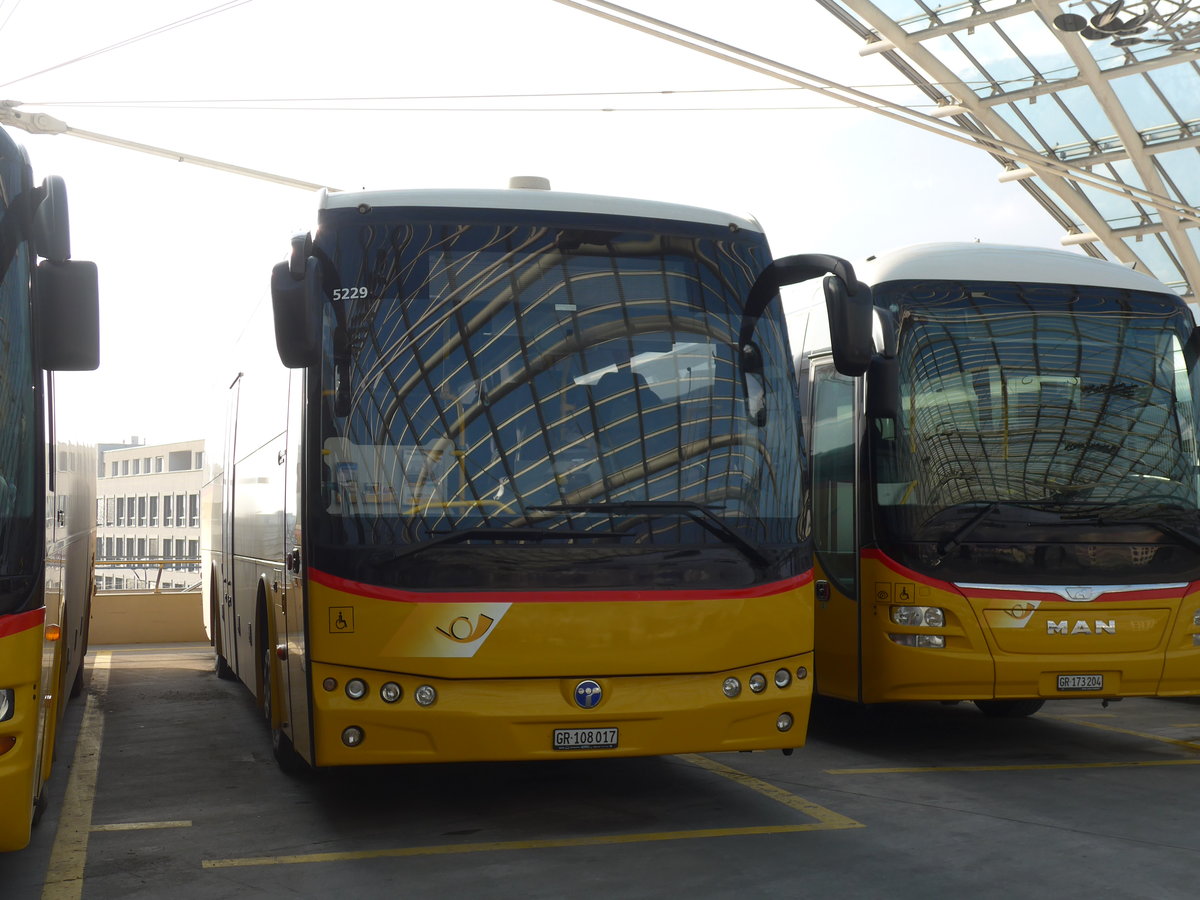 (178'424) - TpM, Mesocco - Nr. 17/GR 108'017 - Temsa (ex AutoPostale Ticino) am 9. Februar 2017 in Chur, Postautostation