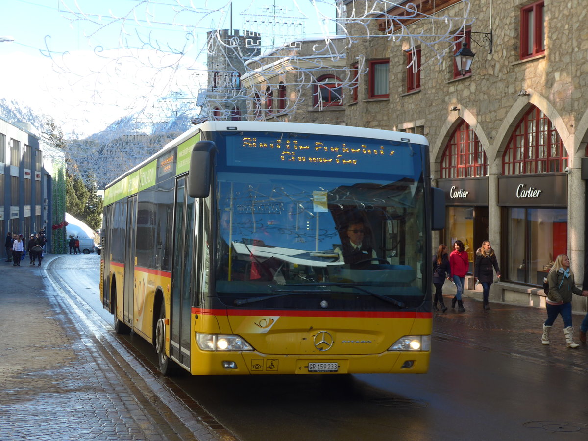 (178'547) - PostAuto Graubnden - GR 159'233 - Mercedes am 18. Februar 2017 in St. Moritz, Klinik Gut