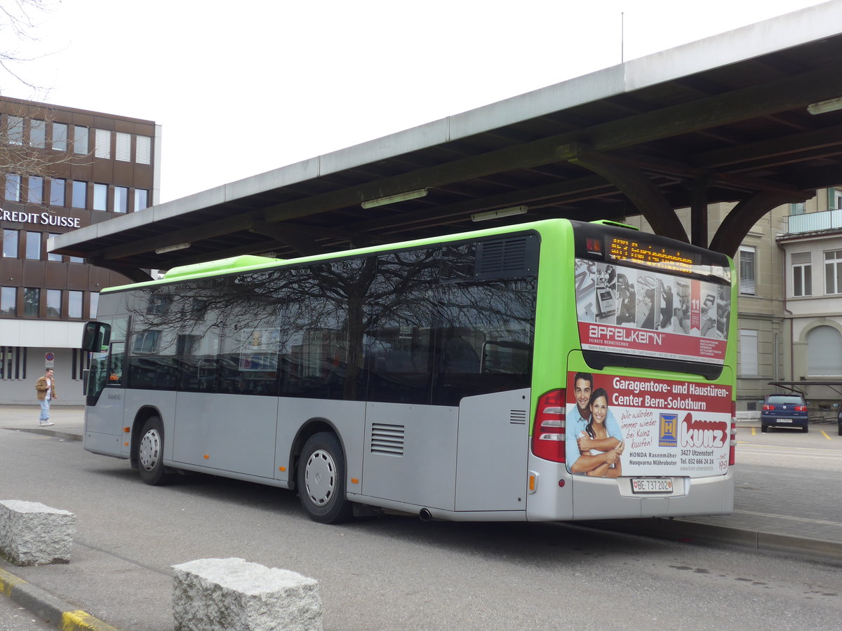 (178'755) - Busland, Burgdorf - Nr. 202/BE 737'202 - Mercedes am 26. Februar 2017 beim Bahnhof Burgdorf