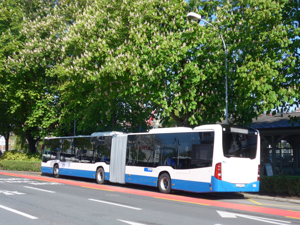 (179'777) - VBL Luzern - Nr. 189/LU 15'073 - Mercedes am 29. April 2017 beim Bahnhof Luzern