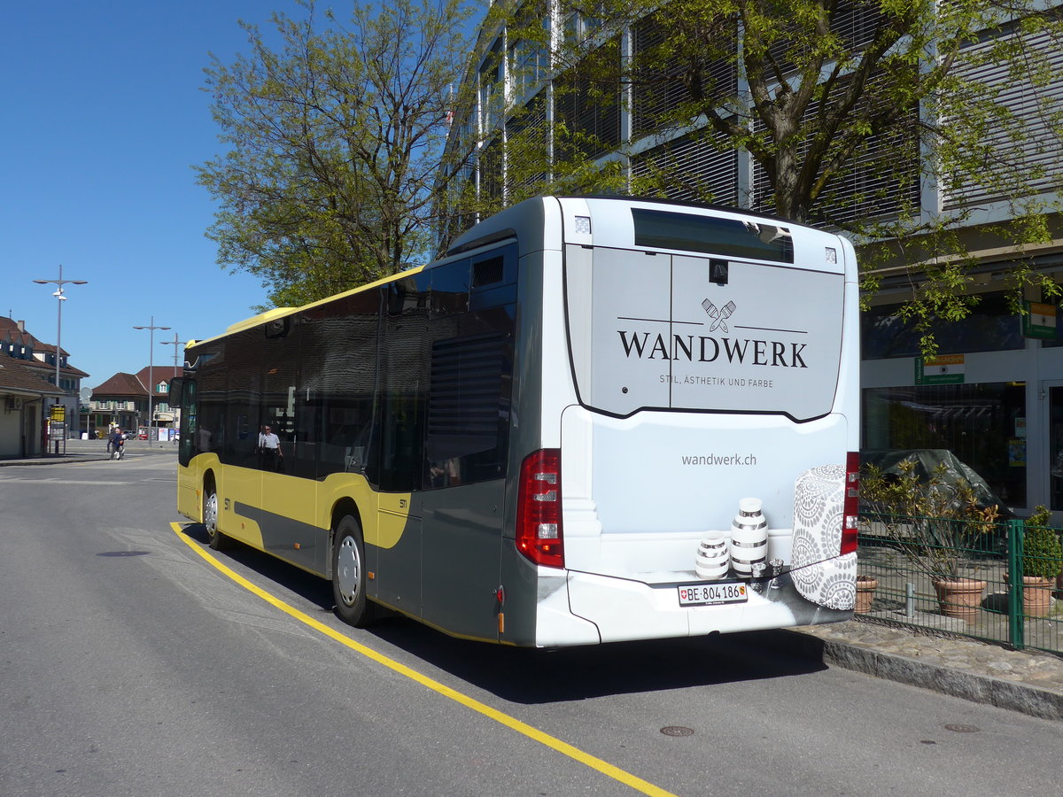 (179'920) - STI Thun - Nr. 186/BE 804'186 - Mercedes am 30. April 2017 bei der Schifflndte Thun