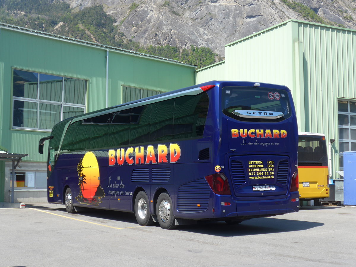 (179'950) - Buchard, Leytron - Nr. 43/VS 162'386 - Setra am 30. April 2017 in Leytron, Garage