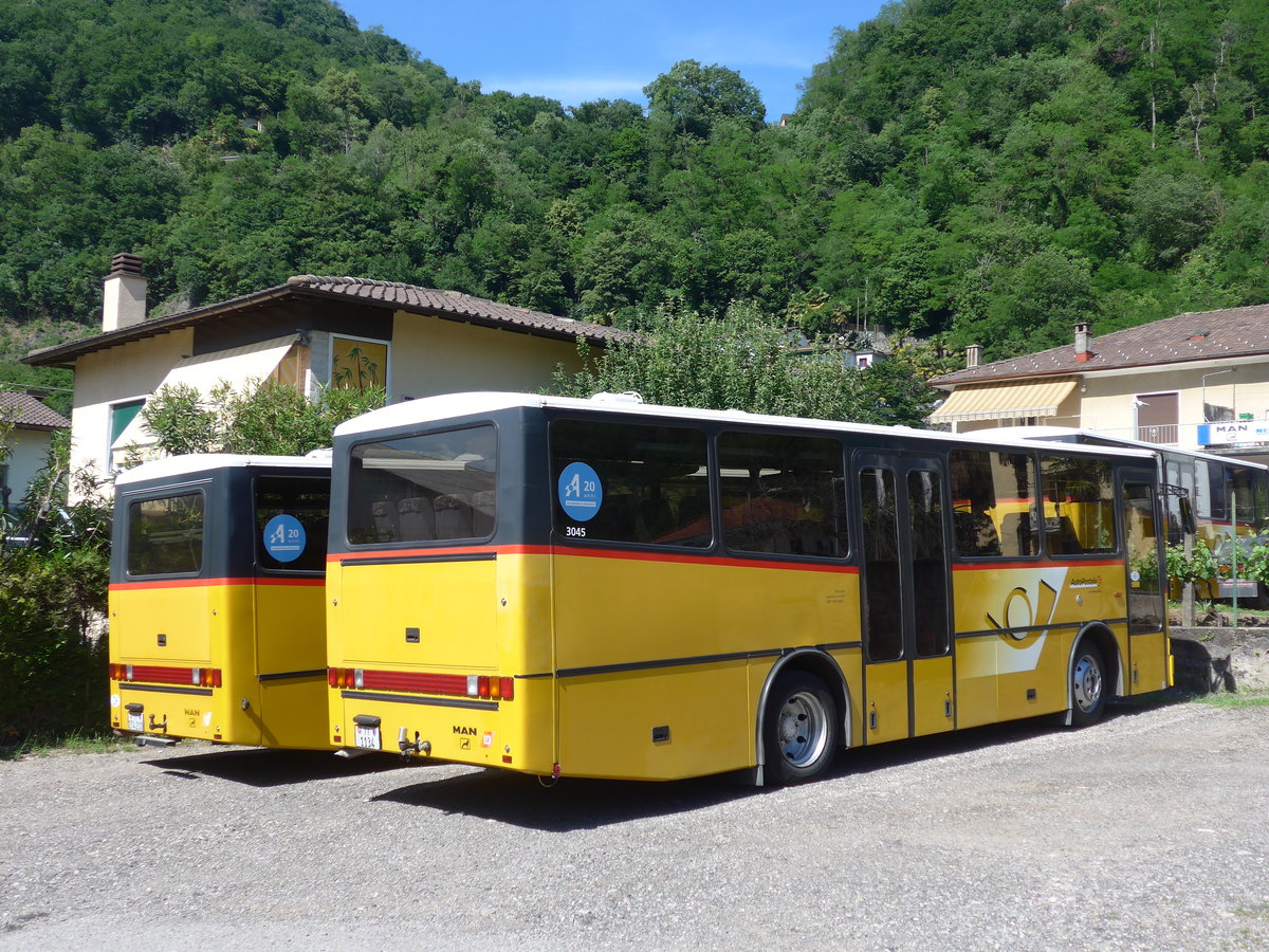 (180'599) - Merzaghi, Maroggia - TI 1134 - MAN/Lauber am 23. Mai 2017 in Maroggia, Garage