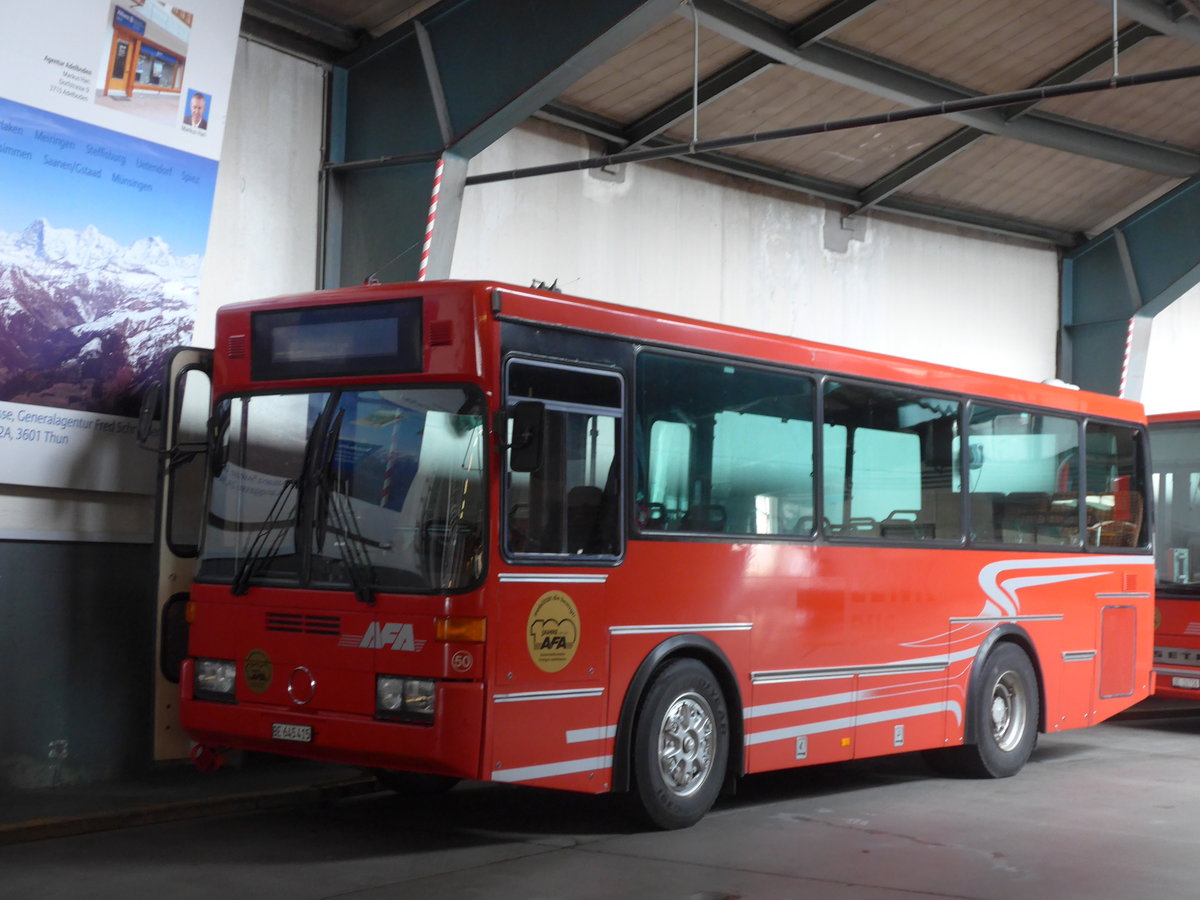 (180'974) - AFA Adelboden - Nr. 50/BE 645'415 - Vetter (ex AVG Grindelwald Nr. 21) am 4. Juni 2017 im Autobahnhof Adelboden