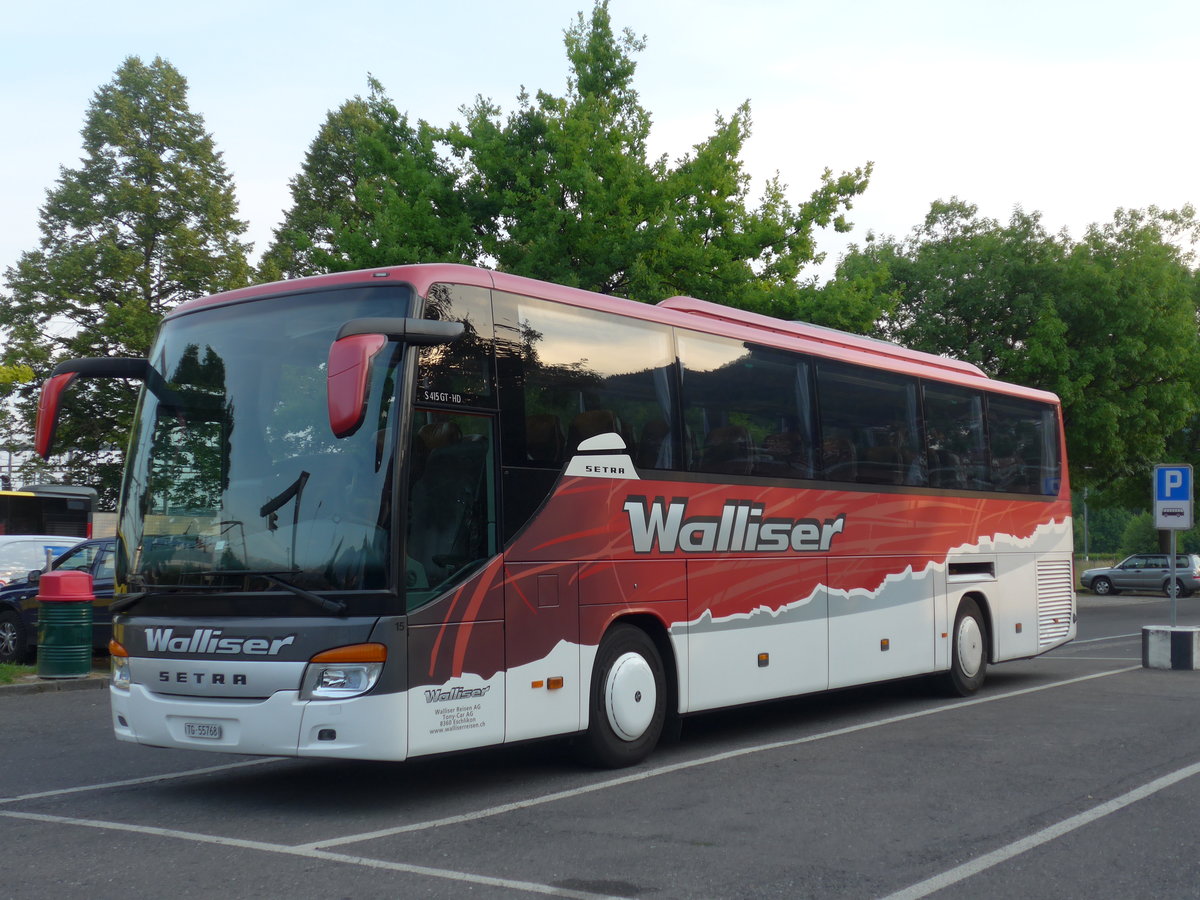 (181'226) - Walliser, Eschlikon - Nr. 15/TG 55'768 - Setra am 21. Juni 2017 in Thun, Seestrasse