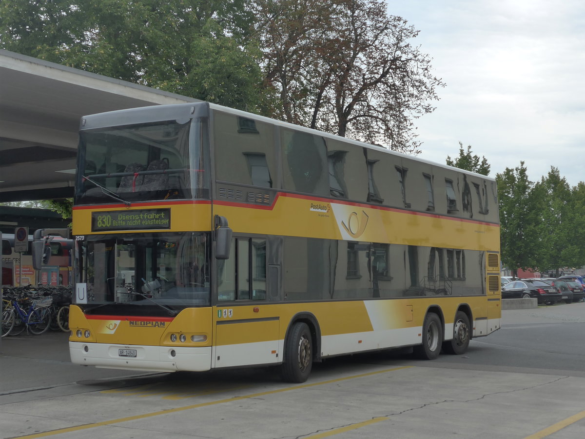 (182'525) - PostAuto Ostschweiz - AR 14'840 - Neoplan (ex P 27'018) am 3. August 2017 beim Bahnhof Frauenfeld