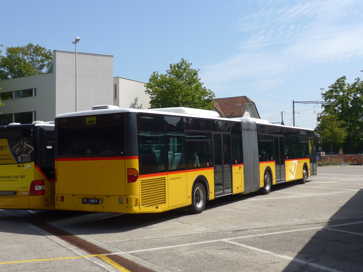 (182'616) - Aus Liechtenstein: Marxer, Mauren - FL 39'873 - Mercedes (ex PostAuto Nordschweiz) am 3. August 2017 in Frauenfeld, Jugendmusikschule