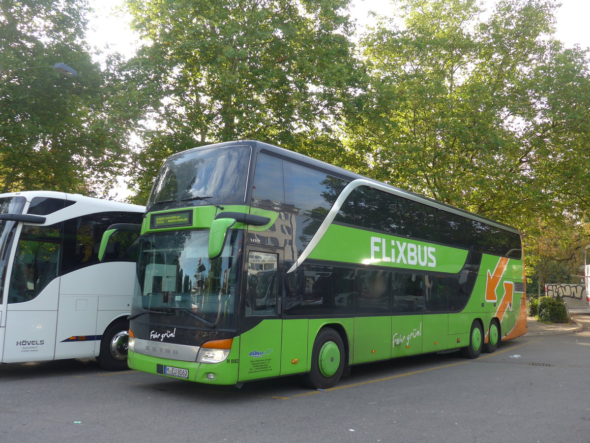 (182'697) - Aus Deutschland: Albus, Mnchen - Nr. M8062/M-EU 8062 - Setra am 5. August 2017 in Zrich, Sihlquai