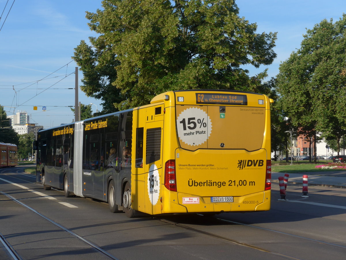 (182'868) - DVB Dresden - Nr. 459'300/DD-VB 9300 - Mercedes am 8. August 2017 in Dresden, Pirnaischer Platz