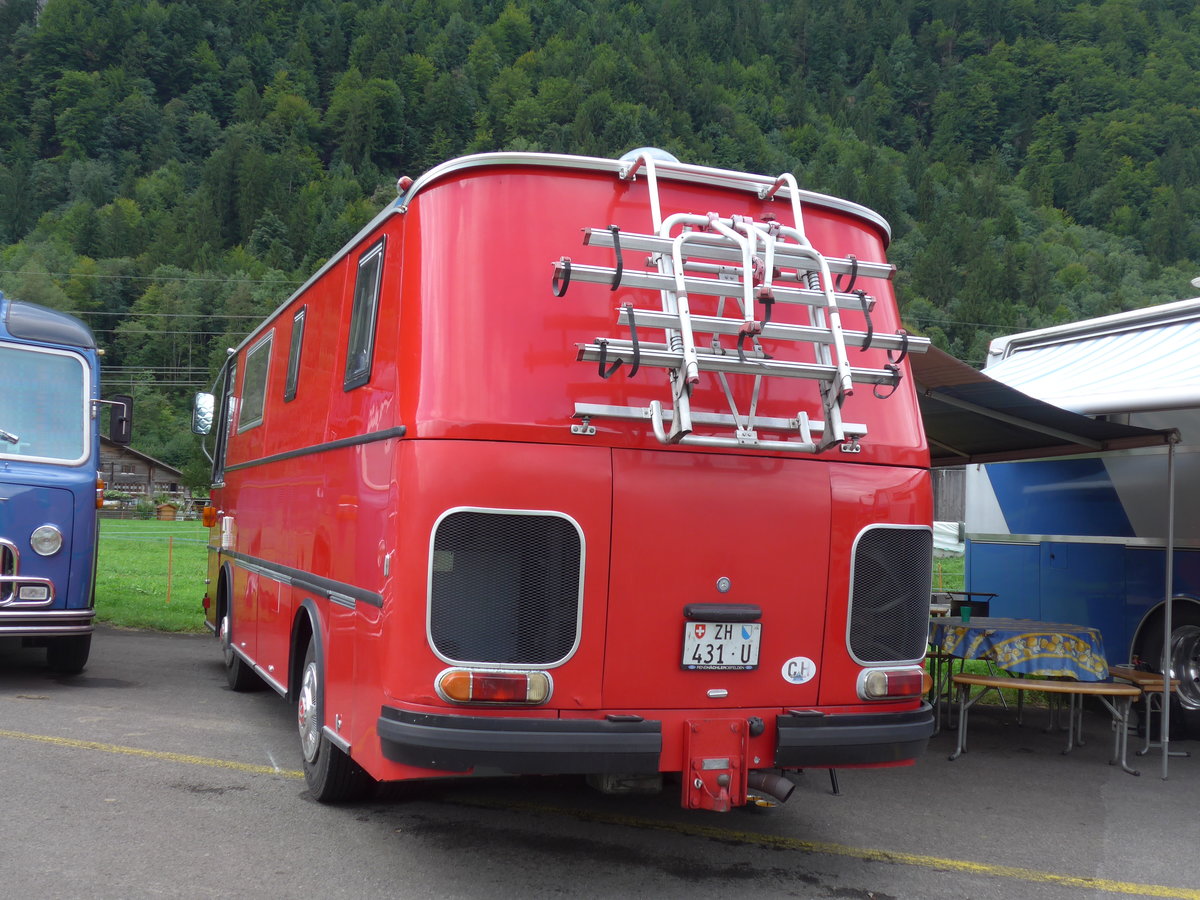 (183'571) - Beer, Obfelden - ZH 431 U - Setra am 19. August 2017 in Unterbach, Rollfeld