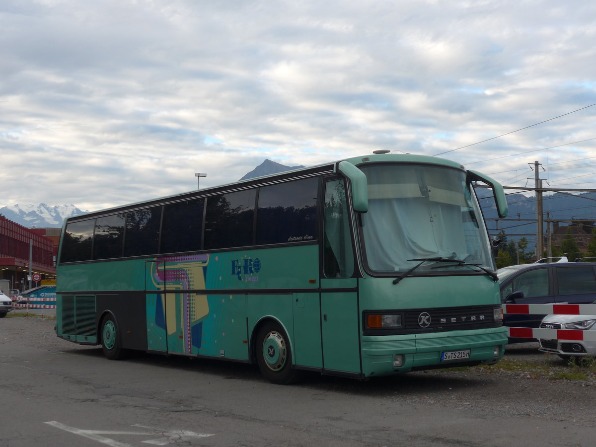 (183'759) - Aus Deutschland: ??? - S-TS 215H - Setra am 21. August 2017 in Thun, Rosenau