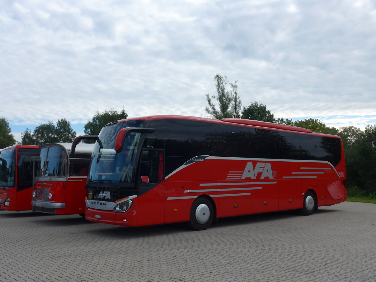 (183'885) - Aus der Schweiz: AFA Adelboden - Nr. 15/BE 26'702 - Setra am 23. August 2017 in Bad Drrheim, Garage Luschin