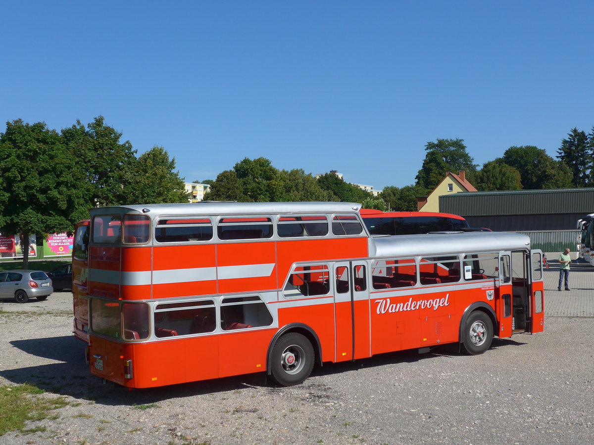 (183'901) - Radlmeier, Ergoldsbach - LA-RD 123H - FBW/Vetter-R&J Anderthalbdecker (ex FRAM Drachten/NL Nr. 20; ex Wespe, Altsttten; ex AFA Adelboden Nr. 4) am 23. August 2017 in Bad Drrheim, Garage Luschin