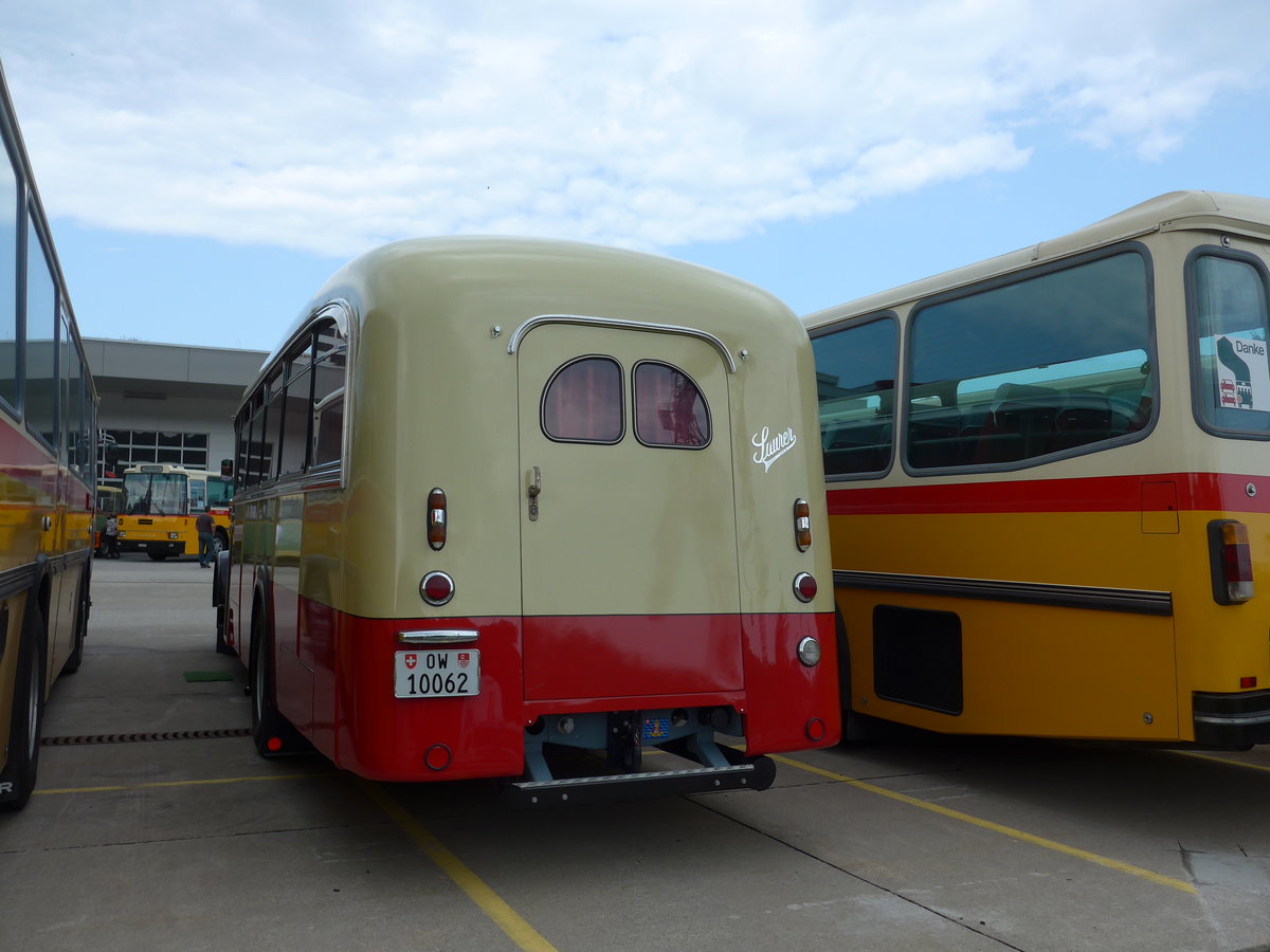 (184'389) - Imfeld, Sachseln - OW 10'062 - Saurer/Tscher (ex Ltscher, Neuheim) am 26. August 2017 in Oberkirch, CAMPUS Sursee