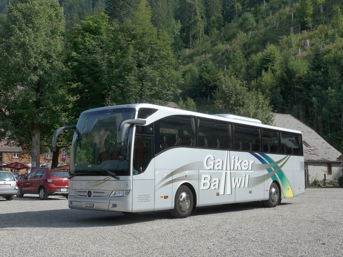 (184'507) - Galliker, Ballwil - Nr. 3/LU 15'586 - Mercedes am 26. August 2017 in Schangnau, Kemmeriboden