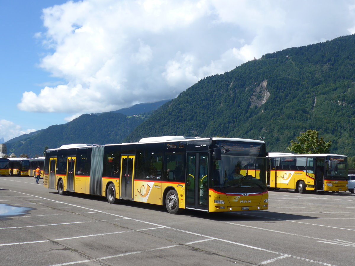 (184'579) - Steiner, Ortschwaben - Nr. 16/BE 93'335 - MAN am 3. September 2017 in Interlaken, Flugplatz