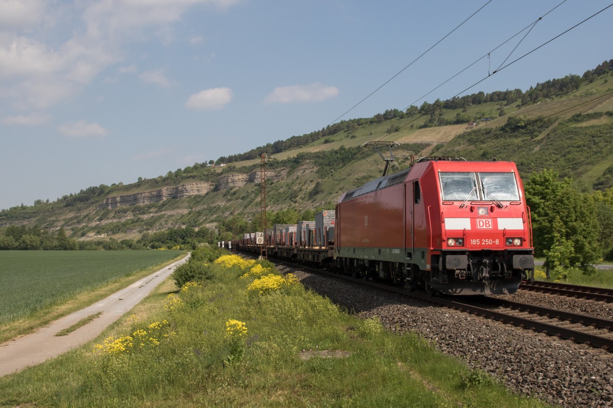 185 250-8 am 14. Mai 2015 bei Thngersheim.