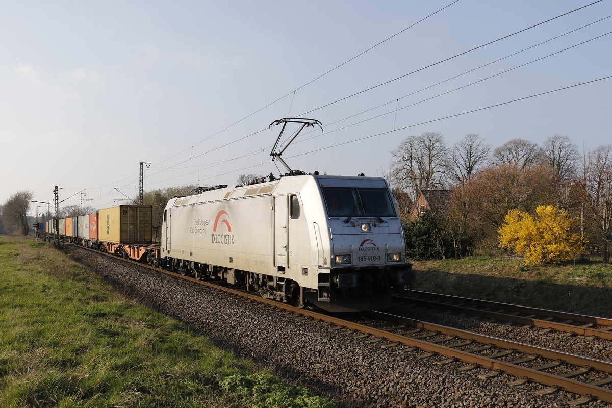 185 418 von  TX Logitik  am 29. Mrz 2019 bei Loxstedt.