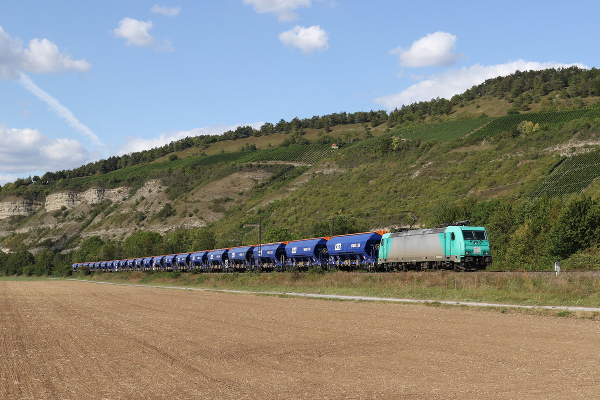 185 575 von  HLG  am 2. September 2019 bei Thngersheim im Maintal.