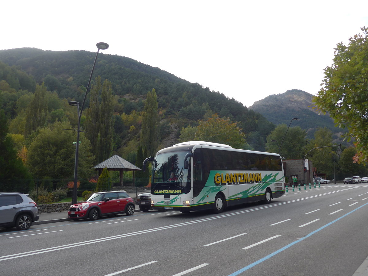 (185'596) - Aus Frankreich: Glantzmann, Masevaux - DX 903 KB - MAN am 28. September 2017 in La Massana