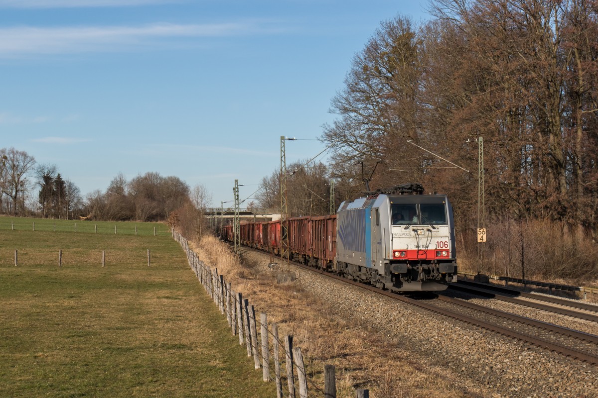 186 106 am 12. Februar 2016 aus Mnchen kommend bei Vogl.