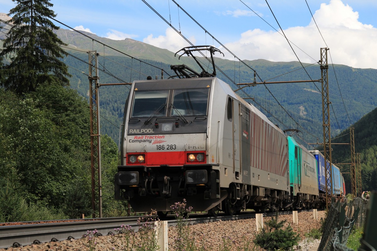 186 283 am 5. August 2014 bei Gossensa in Sdtirol.