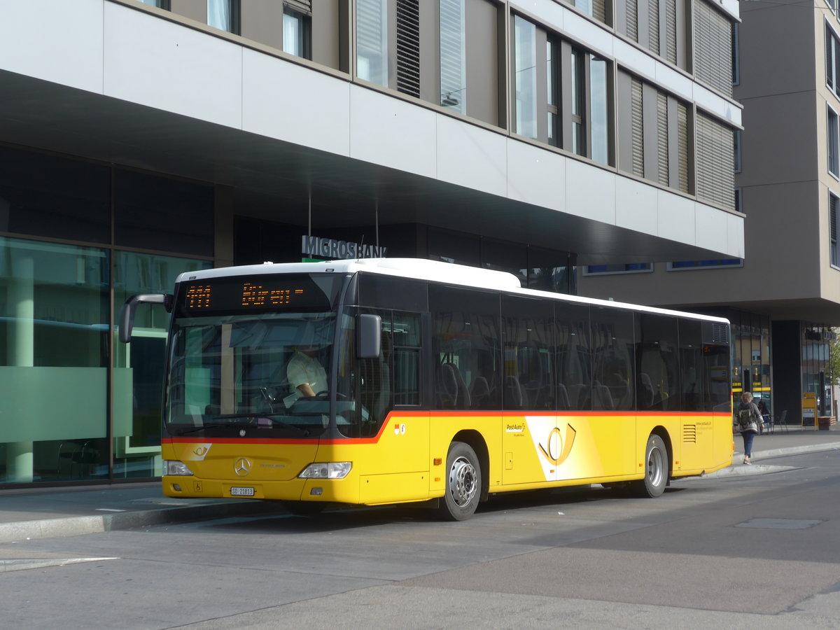 (186'081) - Wohlgemuth, Hochwald - SO 21'813 - Mercedes am 21. Oktober 2017 beim Bahnhof Liestal