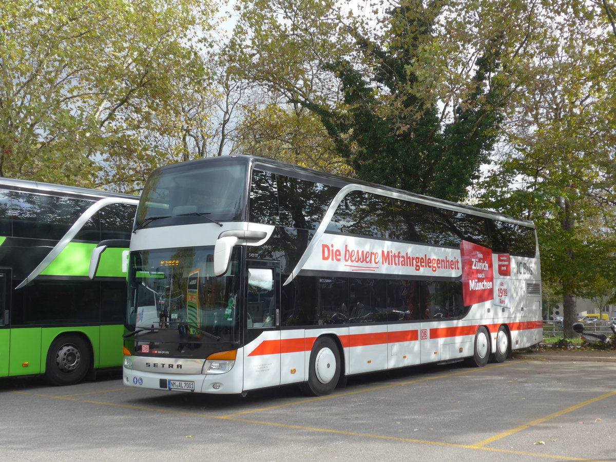 (186'151) - Aus Deutschland: Arzt, Seligenporten - NM-AL 7001 - Setra am 27. Oktober 2017 in Zrich, Sihlquai