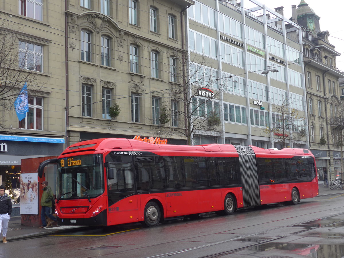 (186'530) - Bernmobil, Bern - Nr. 889/BE 832'889 - Volvo am 19. November 2017 beim Bahnhof Bern