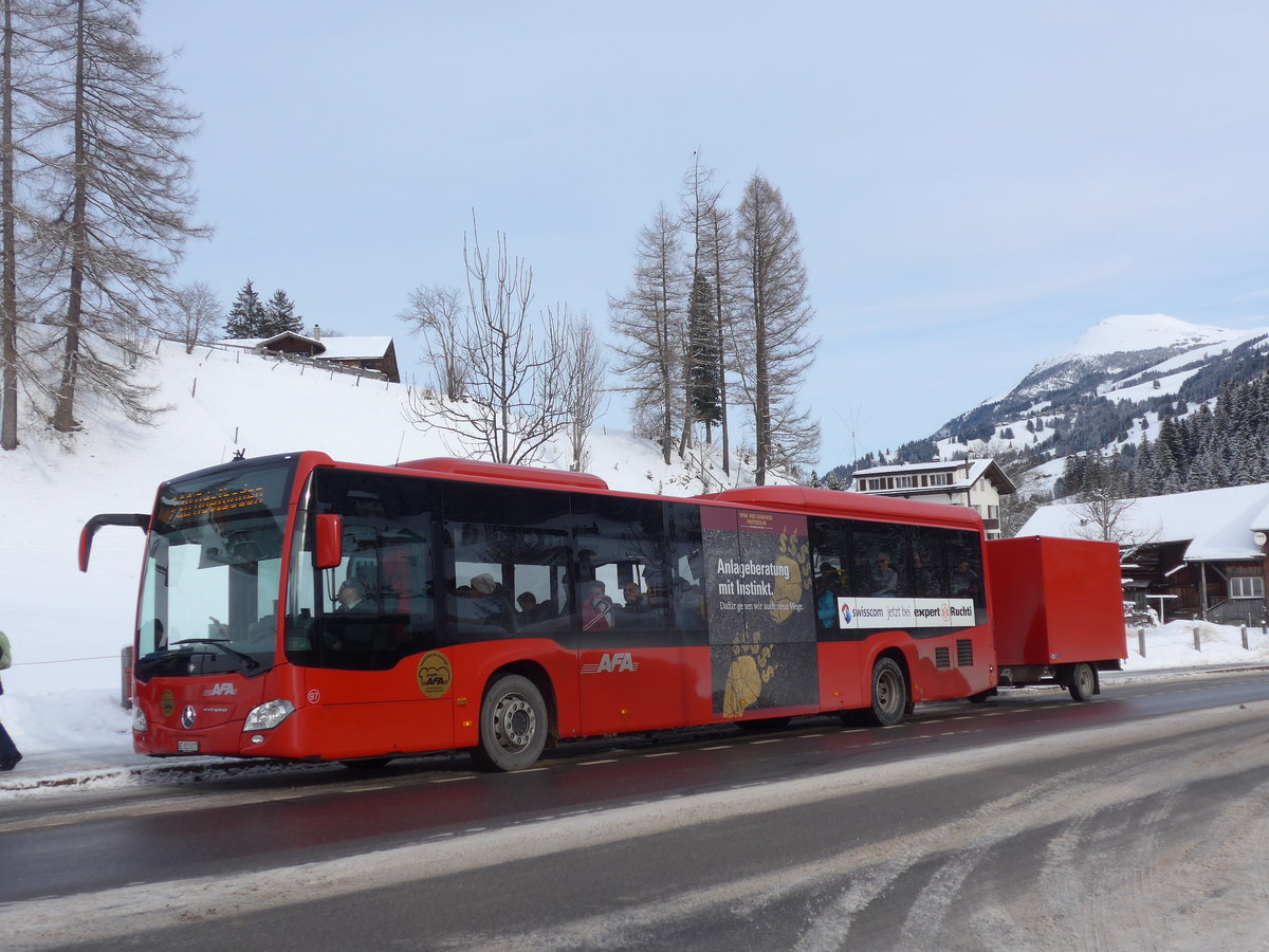 (187'481) - AFA Adelboden - Nr. 97/BE 823'927 - Mercedes am 29. Dezember 2017 in Adelboden, Oey